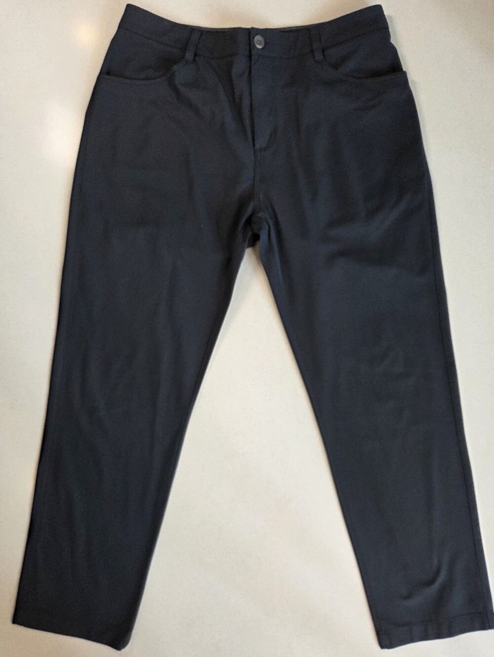 Vuori Men's Tailored Black Dress Pants — Classic Workwear
